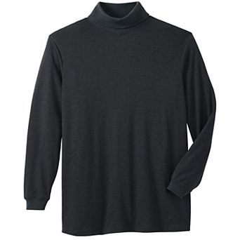 KingSize Men's Big & Tall Turtleneck Long-Sleeve Tee
