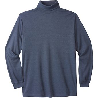KingSize Men's Big & Tall Turtleneck Long-Sleeve Tee