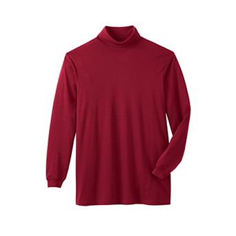 KingSize Men's Big & Tall Turtleneck Long-Sleeve Tee