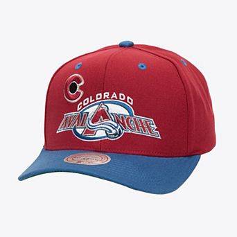 Men's Mitchell & Ness Black Colorado Avalanche All In 2.0 Pro Crown Adjustable Hat