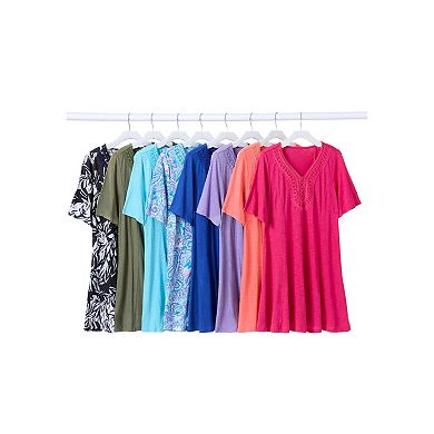 Catherines Women's Plus Size Petite Crochet Swing Tunic