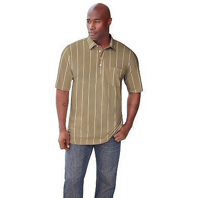 KingSize Men's Big & Tall Lightweight Jersey Polo