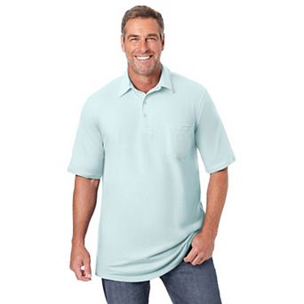 Kingsize Men's Big & Tall Lightweight Jersey Polo