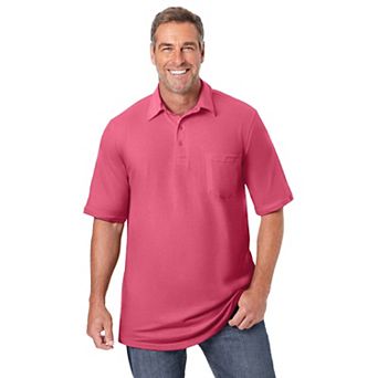 KingSize Men's Big & Tall Lightweight Jersey Polo