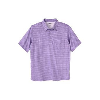 KingSize Men's Big & Tall Lightweight Jersey Polo