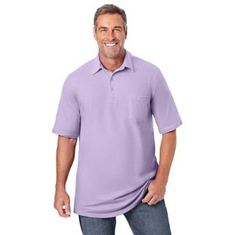 Kingsize Men's Big & Tall Lightweight Jersey Polo