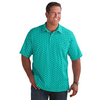KingSize Men's Big & Tall Lightweight Jersey Polo