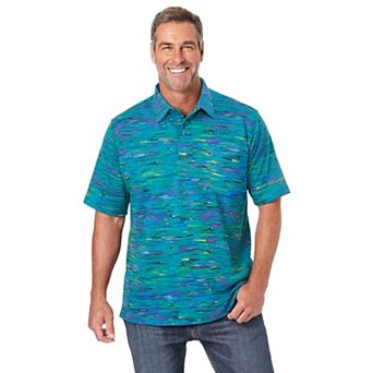 KingSize Men's Big & Tall Lightweight Jersey Polo