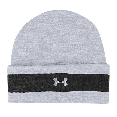 Men's Under Armour Gray Northwestern Wildcats Jacquard Cuffed Knit Hat