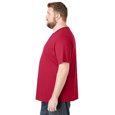 KingSize Men's Big & Tall Shrink-Less Lightweight Crewneck T-Shirt