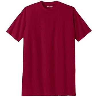 KingSize Men's Big & Tall Shrink-Less Lightweight Crewneck T-Shirt