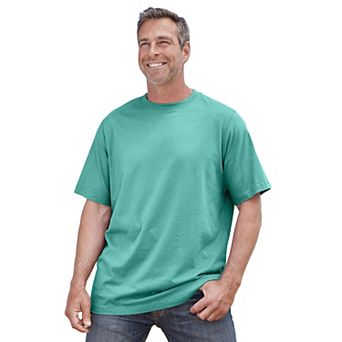 KingSize Men's Big & Tall Shrink-Less Lightweight Crewneck T-Shirt