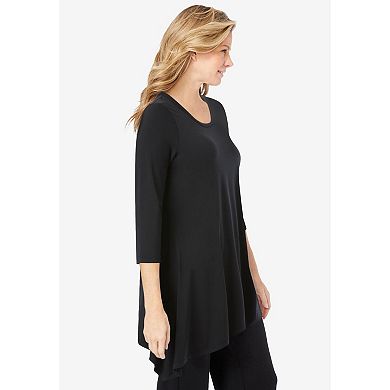 Woman Within Plus Size Swing Hem Tunic