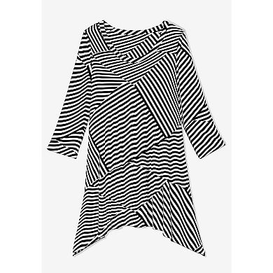 Woman Within Plus Size Swing Hem Tunic