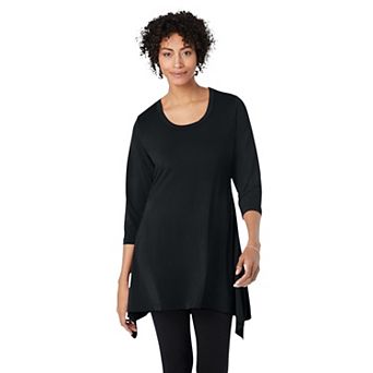 Woman Within Plus Size Swing Hem Tunic