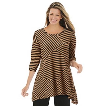 Woman Within Plus Size Swing Hem Tunic