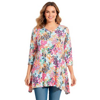 Woman Within Plus Size Swing Hem Tunic