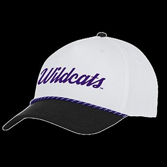 Men's Under Armour White Northwestern Wildcats Driver Rope Adjustable Hat