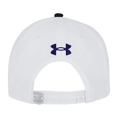 Men's Under Armour White Northwestern Wildcats Driver Rope Adjustable Hat