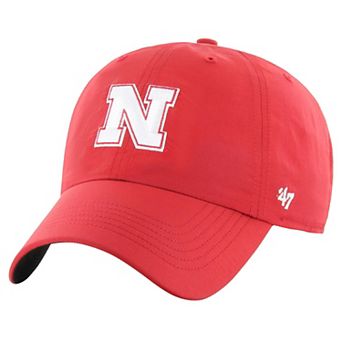 Men's '47 Scarlet Nebraska Huskers Clean Up brrr� Adjustable Hat
