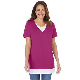 Woman Within Plus Size Layered-Look Tunic
