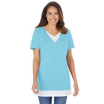 Woman Within Plus Size Layered-Look Tunic