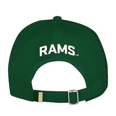 Men's Under Armour Green Colorado State Rams Sideline Blitzing Accent Adjustable Hat