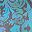 Teal Damask