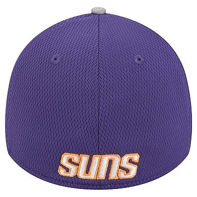 Men's New Era Gray/Purple Phoenix Suns Active Trim 39THIRTY Flex Hat