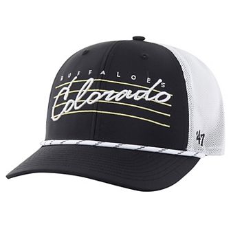 Men's '47 Black Colorado Buffaloes Downburst Trucker Adjustable Hat