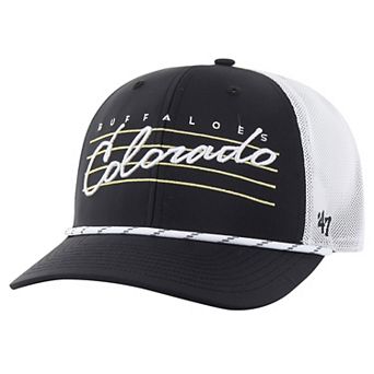 Men's '47 Black Colorado Buffaloes Downburst Trucker Adjustable Hat