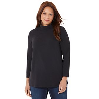 Catherines Women's Plus Size Petite Suprema Turtleneck