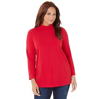 Catherines Women's Plus Size Petite Suprema Turtleneck