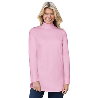 Woman Within Plus Size Perfect Mockneck Tunic