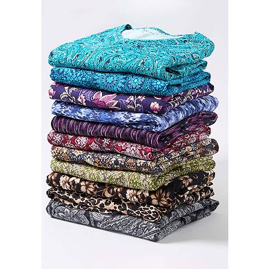 Catherines Women's Plus Size Petite Suprema 3/4 Sleeve V-Neck Tee