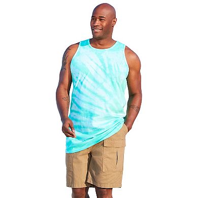 KingSize Men's Big & Tall Shrink-Less Lightweight Longer-Length Tank