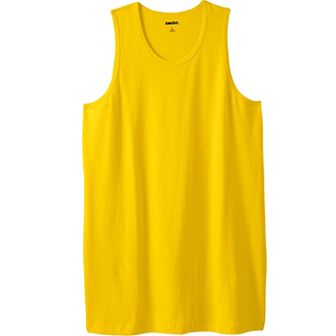 Kingsize Men's Big & Tall Shrink-less Lightweight Longer-length Tank