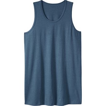 KingSize Men's Big & Tall Shrink-Less Lightweight Longer-Length Tank