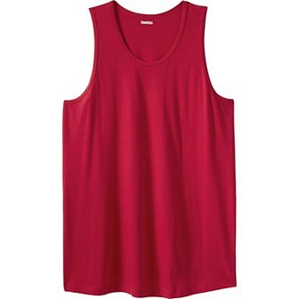Kingsize Men's Big & Tall Shrink-less Lightweight Longer-length Tank