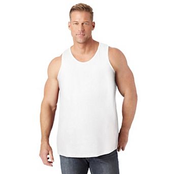 KingSize Men's Big & Tall Shrink-Less Lightweight Longer-Length Tank
