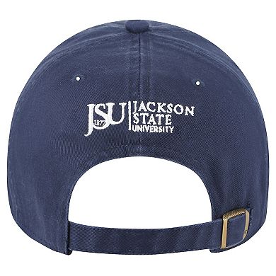 Men's '47 Navy Jackson State Tigers Side & Back Clean Up Adjustable Hat