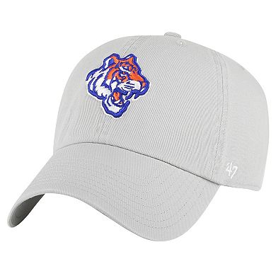 Men's '47 Gray Savannah State Tigers Side & Back Clean Up Adjustable Hat