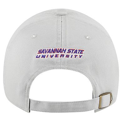 Men's '47 Gray Savannah State Tigers Side & Back Clean Up Adjustable Hat