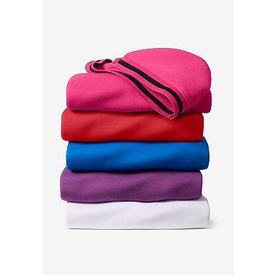 Woman Within Plus Size V-Neck Hoodie Sweatshirt