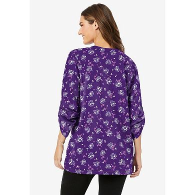 Woman Within Plus Size 7-Day Layered-Look Tunic