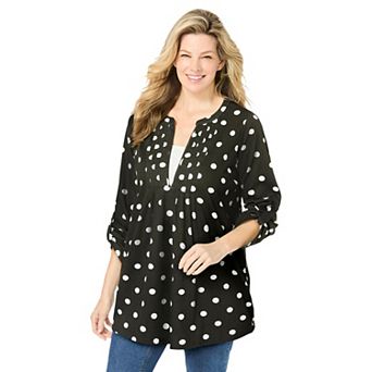 Woman Within Plus Size 7-Day Layered-Look Tunic
