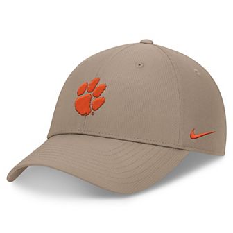 Men's Nike Khaki Clemson Tigers 2024 On-Field Performance Adjustable Hat