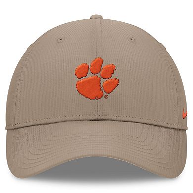 Men's Nike Khaki Clemson Tigers 2024 On-Field Performance Adjustable Hat