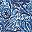 White Blue Batik