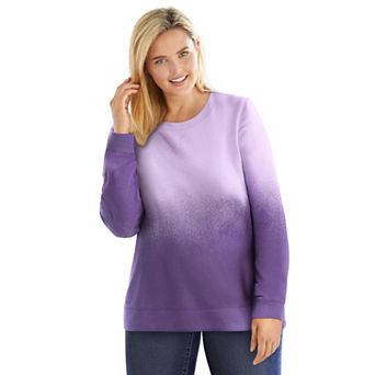 Woman Within Plus Size Printed Sweatshirt